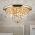 Plafoniera di cristallo PLAFOND 6xE27/40W/230V diametro 47 cm oro
