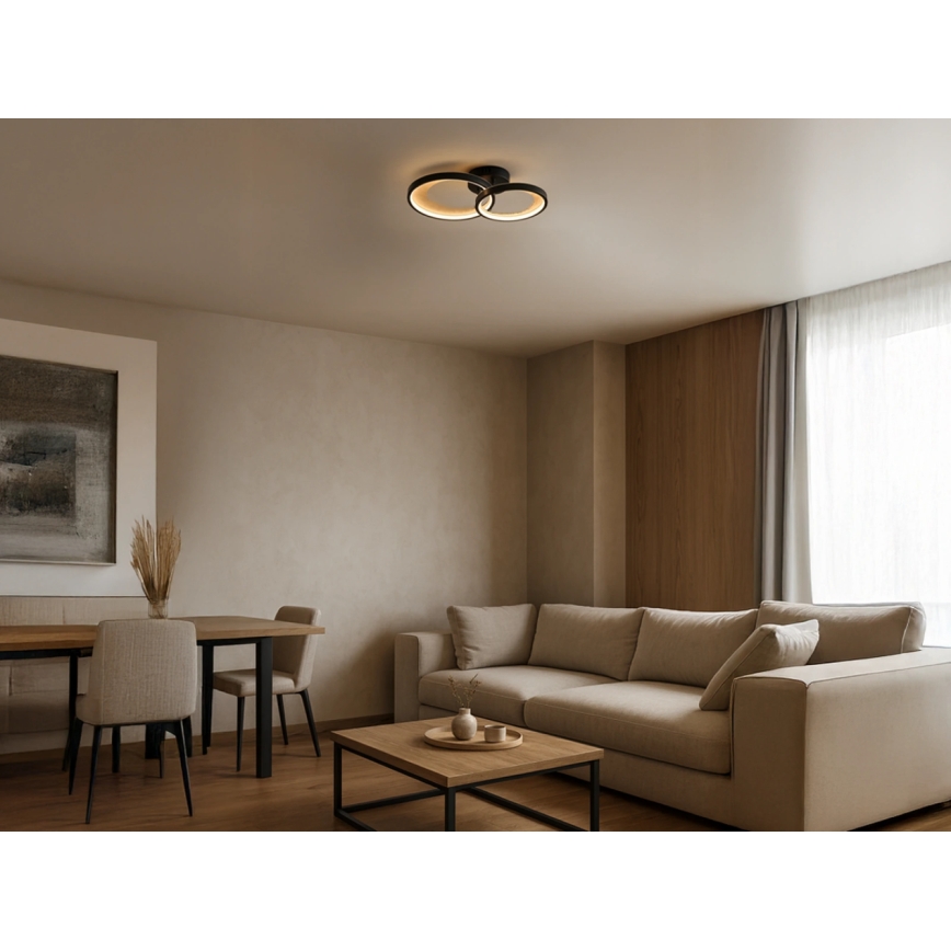 Plafoniera dimmerabile a LED/35W/230V 3000-6500K + telecomando