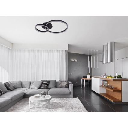 Plafoniera dimmerabile a LED/55W/230V 3000-6500K + telecomando