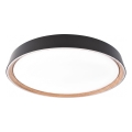 Plafoniera dimmerabile a LED ILVI LED/30W/230V 2700-6500K Ø 40 cm nero/beige + telecomando