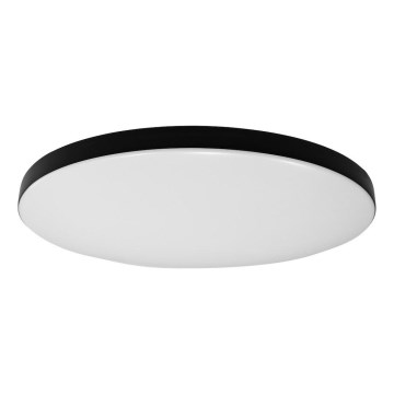 Plafoniera dimmerabile a LED SIENA LED/80W/230V 3000–6000K Ø 75 cm nera + telecomando