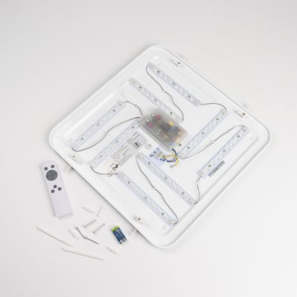 Plafoniera LED dimmerabile LED/42W/230V 3000-6500K 49x49 cm bianco + telecomando