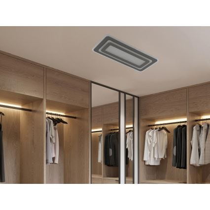 Plafoniera LED dimmerabile LED/85W/230V 3000-6500K grigio + telecomando
