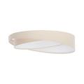 Plafoniera dimmerabile SMART GALAXY MODERN a LED, 24W, 230V, 3000-6500K, Ø 55 cm, crema/bianco + telecomando