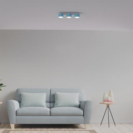 Plafoniera DIXIE 3xGX53/11W/230V blu