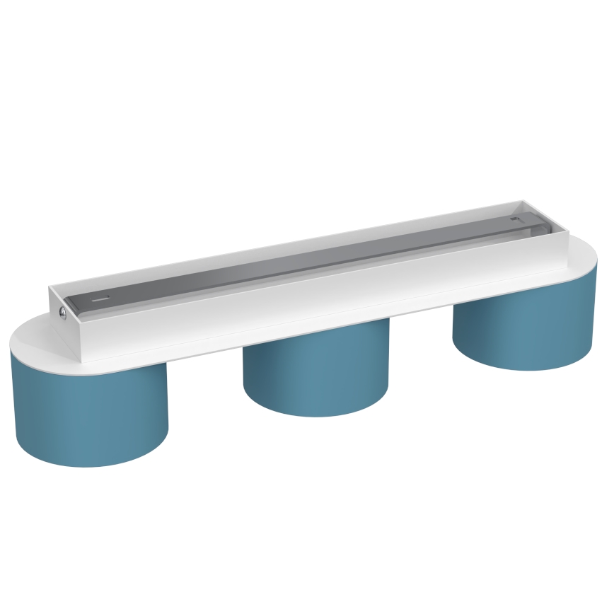 Plafoniera DIXIE 3xGX53/11W/230V blu