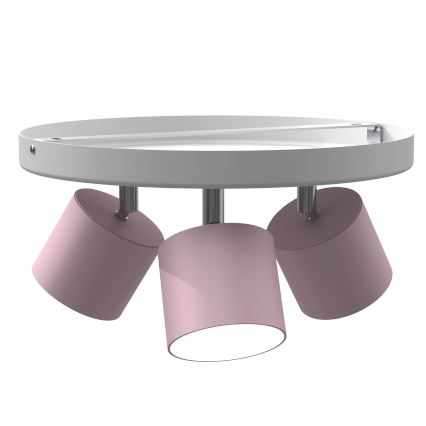 Plafoniera DIXIE 3xGX53/11W/230V rosa