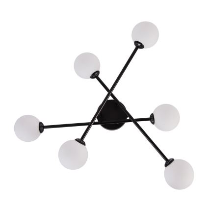 Plafoniera DORADO 6xG9/28W/230V nero