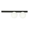 Plafoniera FIT 2xE14/10W/230V nero/bianco