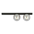 Plafoniera FIT 2xE14/10W/230V nero/grigio