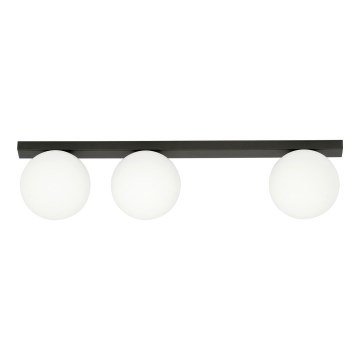 Plafoniera FIT 3xE14/10W/230V nero/bianco