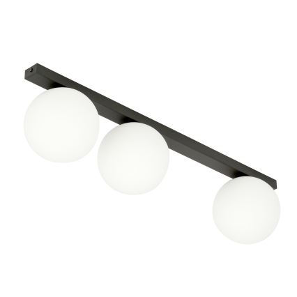 Plafoniera FIT 3xE14/10W/230V nero/bianco