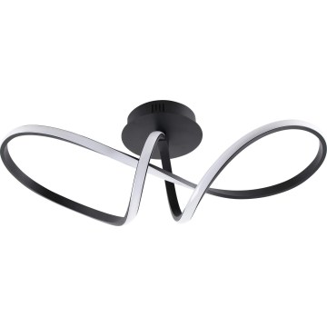 Plafoniera FLAVIA LED/33W/230V 24x61 cm nera