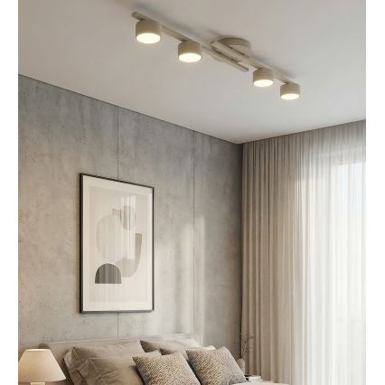 Plafoniera FRAGMENT 4xGX53/12W/230V beige