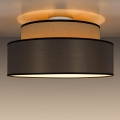 Plafoniera GRACE 1xE27/60W/230V beige/marrone