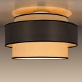 Plafoniera GRACE 1xE27/60W/230V color crema/grigio