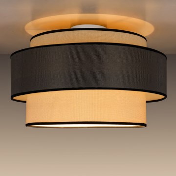 Plafoniera GRACE 1xE27/60W/230V color crema/grigio