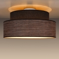 Plafoniera GRACE 1xE27/60W/230V marrone/beige
