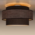 Plafoniera GRACE 1xE27/60W/230V marrone/beige