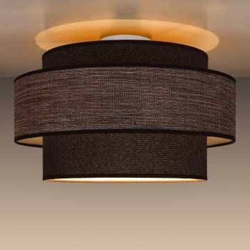 Plafoniera GRACE 1xE27/60W/230V marrone/beige