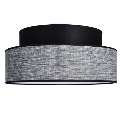 Plafoniera GRACE 1xE27/60W/230V nero/grigio