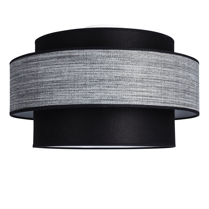 Plafoniera GRACE 1xE27/60W/230V nero/grigio