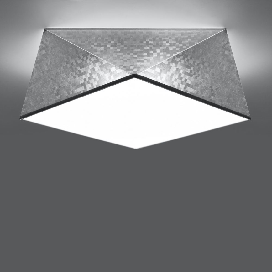 Plafoniera HEXA 2xE27/60W/230V argento