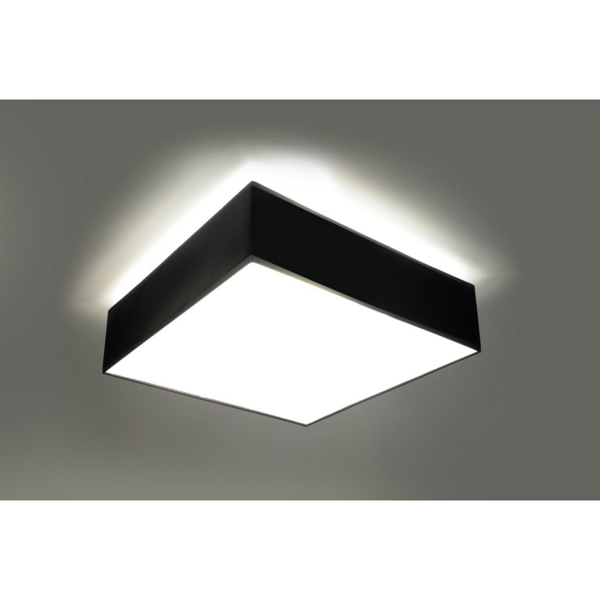 Plafoniera HORUS 35 2xE27/60W/230V nero