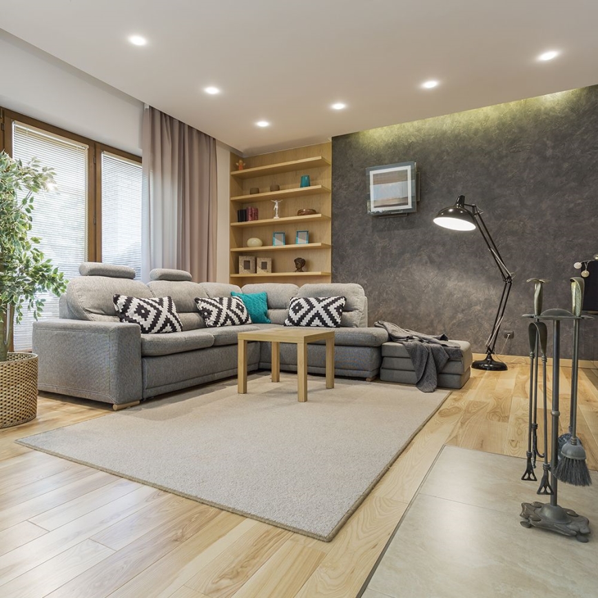 Plafoniera incasso GU10 Ø 9 cm bianco