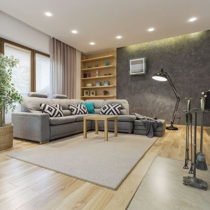 Plafoniera incasso GU10 diam. 9 cm nero