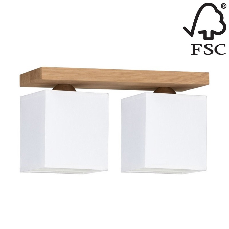 Plafoniera INGER 2xE27/25W/230V - certificato FSC