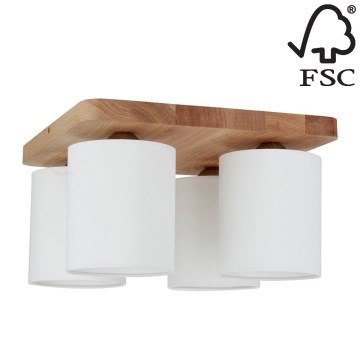 Plafoniera JENTA 4xE27/25W/230V - certificato FSC