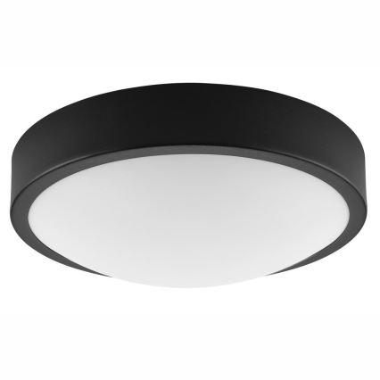Plafoniera JONAS 1xE27/60W/230V diametro 26 cm nero