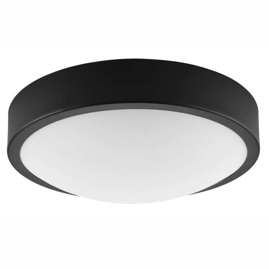 Plafoniera JONAS 1xE27/60W/230V diametro 26 cm nero