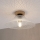 Plafoniera JULL WOOD 1xE27/15W/230V rovere/trasparente Ø 34 cm