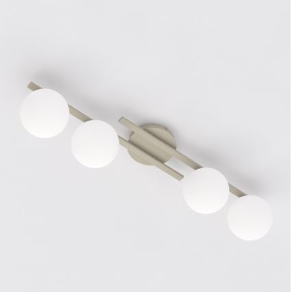 Plafoniera KAIRO 4xE14/10W/230V beige