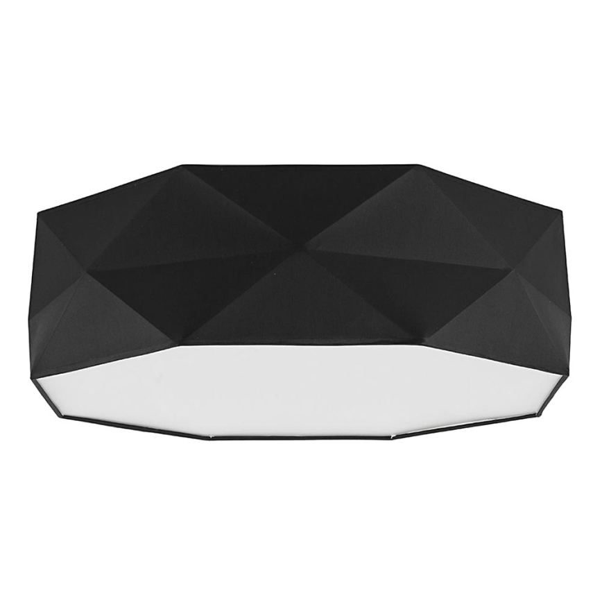 Plafoniera KANTOOR 4xE27/60W/230V nero