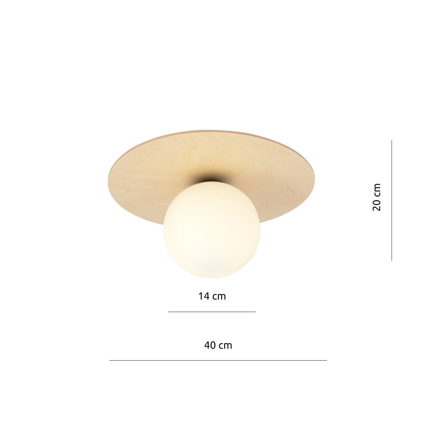 Plafoniera KENZO 1xE14/10W/230V beige