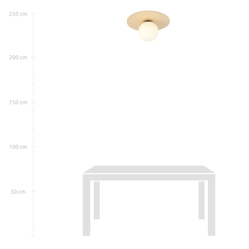 Plafoniera KENZO 1xE14/10W/230V beige