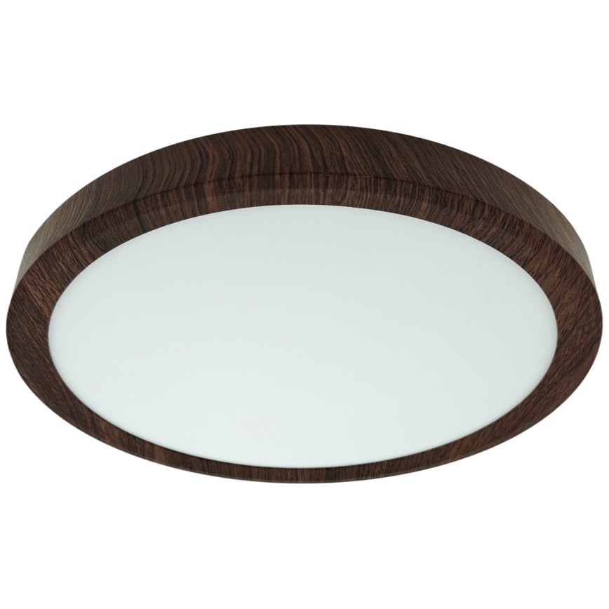 Plafoniera LED 18W/230V 3000/4000/6500K Ø 23 cm marrone