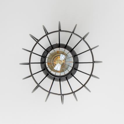 Plafoniera LED 1xE27/6,5W/230V nera