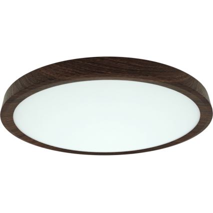 Plafoniera LED 24W/230V, 3000/4000/6500K, Ø 30 cm, marrone