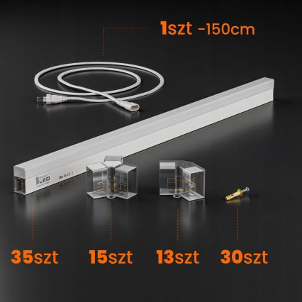 Plafoniera LED HEXAGON 280W 85-265V 4000K 313x298 cm CRI 90 IP54 bianca