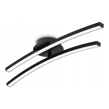 Plafoniera LED 2xLED/6W/230V 3000K nero