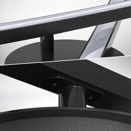 Plafoniera LED 2xLED/6W/230V 3000K nero