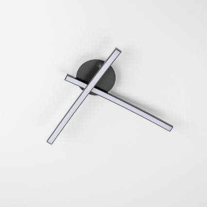 Plafoniera LED 2xLED/6W/230V nera