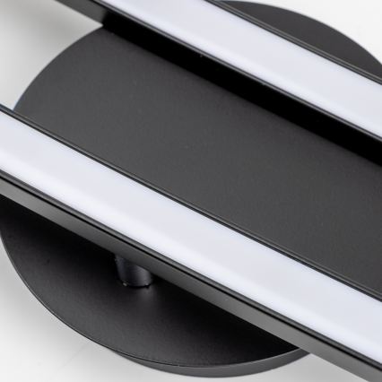 Plafoniera LED 2xLED/6W/230V nera