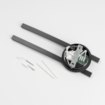 Plafoniera LED 2xLED/6W/230V nera