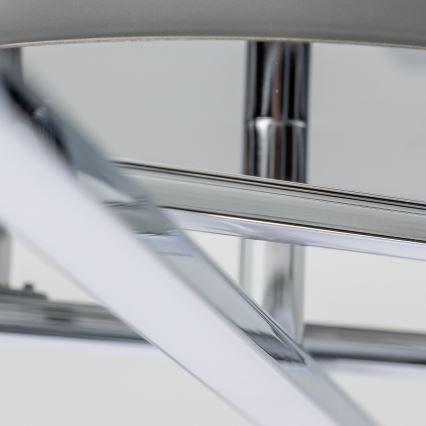 Plafoniera LED 3 x 3 W, 230 V, cromato lucido