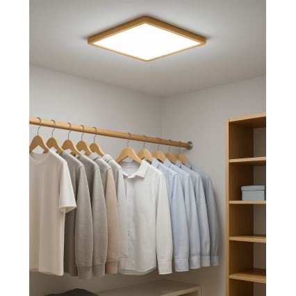 Plafoniera LED/32W/230V 3000/4000/6500K 40x40 cm beige